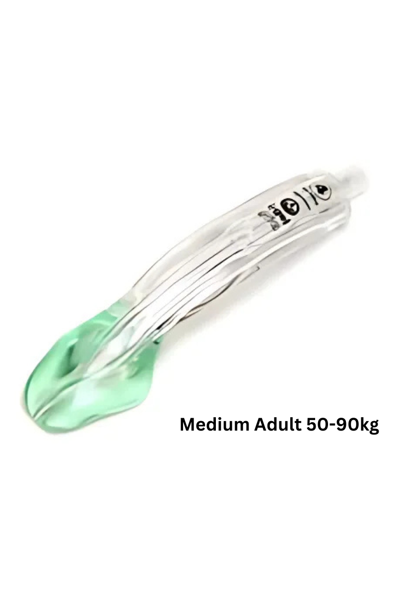 i-gel medium adult supraglottic airway for 50-90 kg patients in green cradle