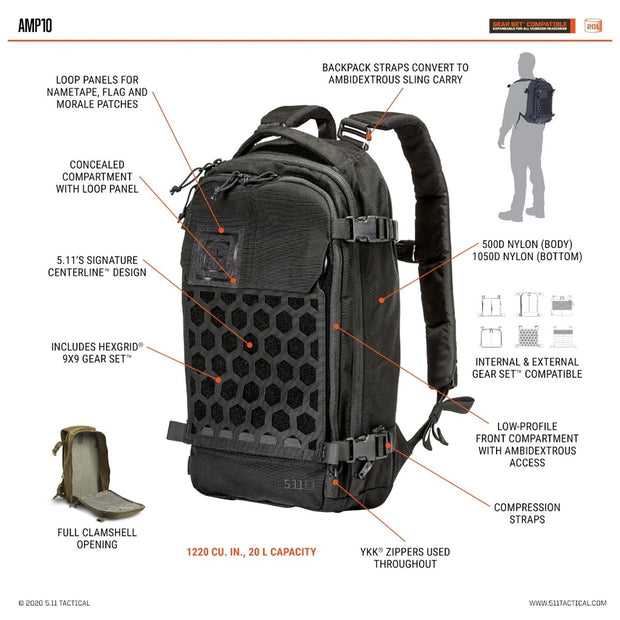 511 AMP 10 Backpack