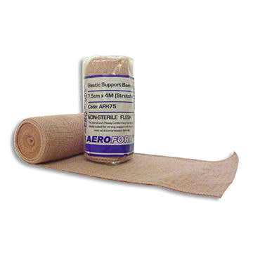 AeroForm Conforming Bandage standing upright with full label and visible texture. Ideal for wound support and dressing retention. TacMed Australia – trusted first aid bandage.