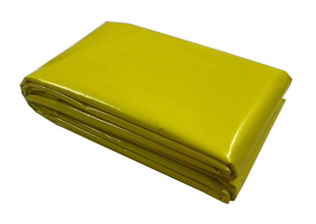 Heat Sheets 1.25mil 142x213cm Emergency Blanket - Yellow