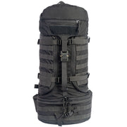 NAR Multi Mission Trauma Pack in black, a rugged backpack with 3200 cubic inch capacity for tactical medics. Features six detachable compartments, internal MOLLE with hook-and-loop, a multi-mission belt, and rappelling loops. Converts into a trauma sheet for vehicle or aircraft use. Includes North American Rescue branding. Bag only, gear sold separately