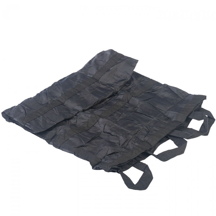 Quiklitter Lite stretcher folded compactly, showcasing its portable, collapsible design.