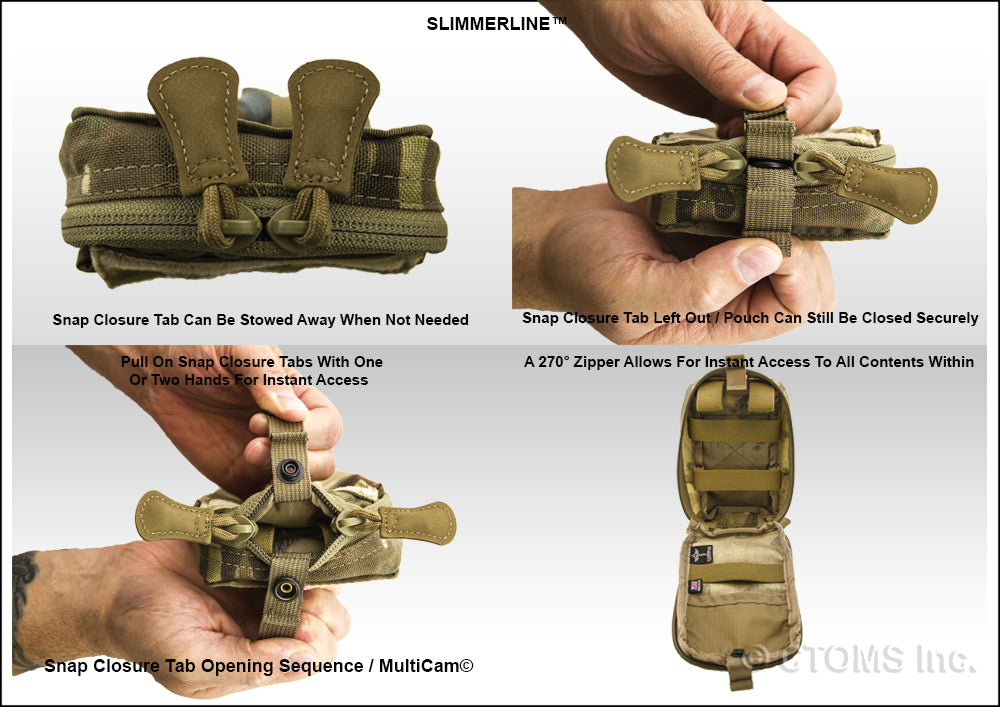 Step-by-step demonstration of the SlimmerLine V2 being detached from the release panel for rapid deployment during emergencies.