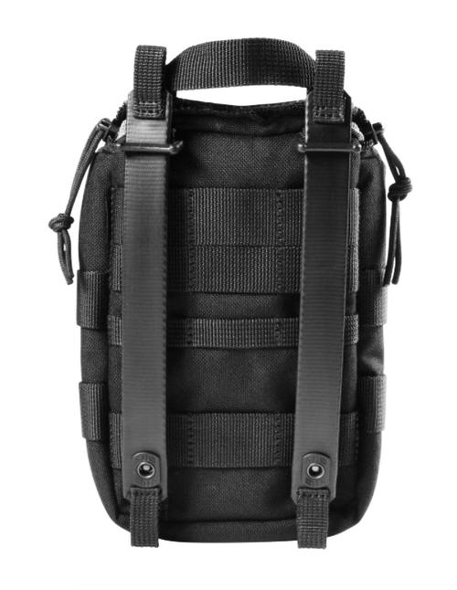 Rear view of the UCR IFAK Pouch showing MOLLE attachment straps.