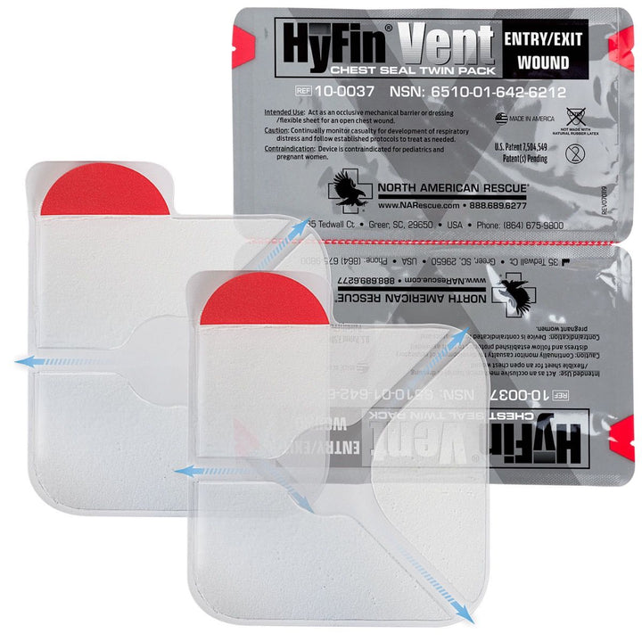 Hyfin Vent Standard Chest Seal Twin Pack