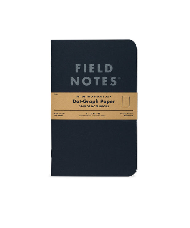 Field Notes Pitch Black Note Book